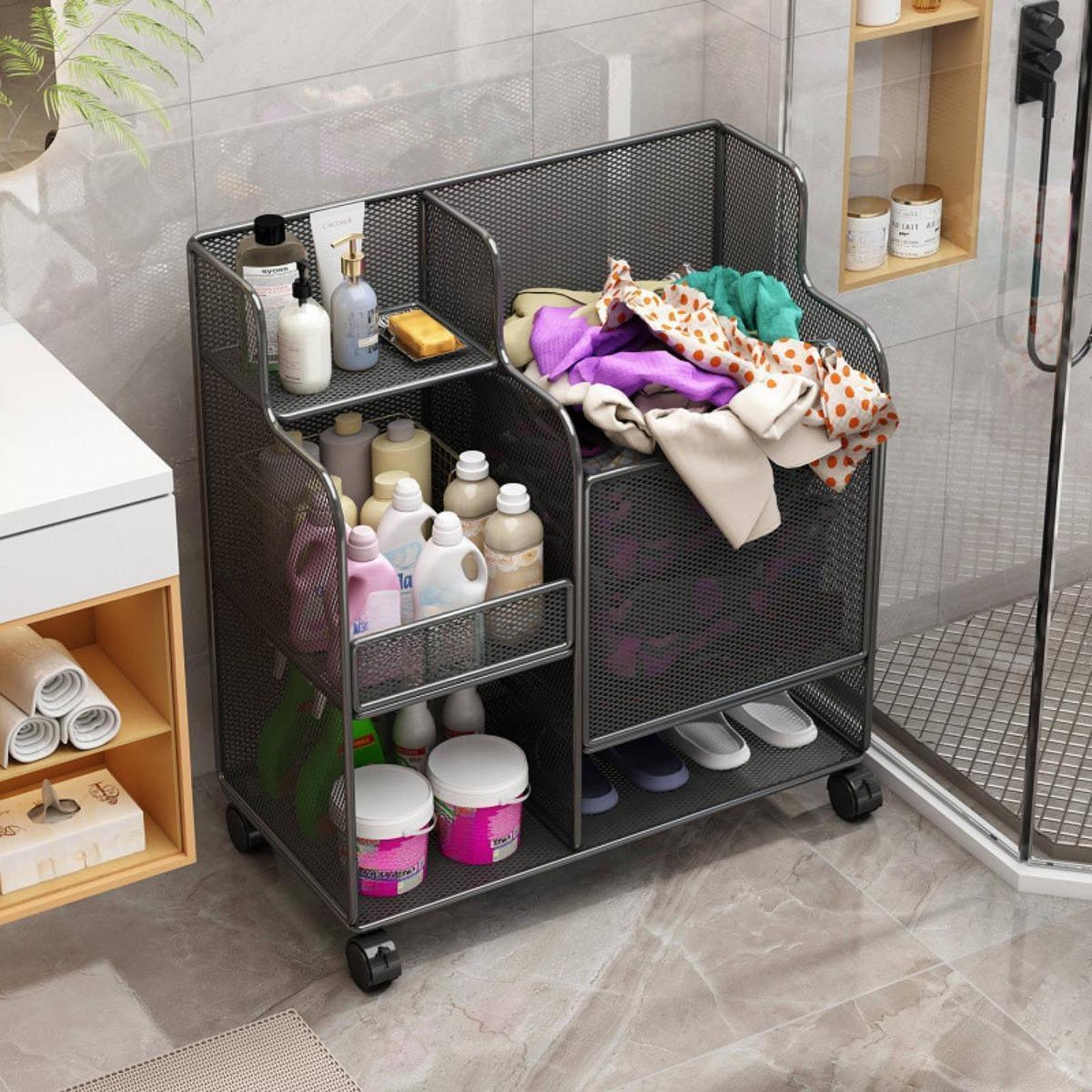 Sports Equipment Garage Organizer - Sports Equipment Storage Rack on Wheels
