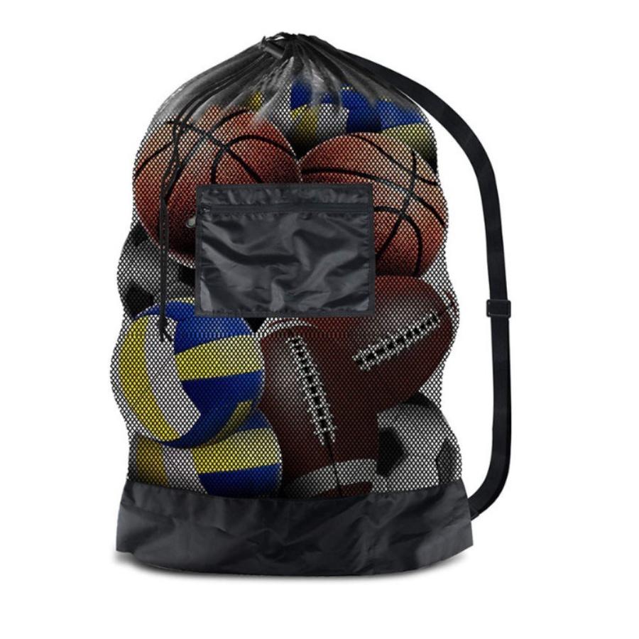 Sports Equipment Stores - Large mesh sports bag with shoulder