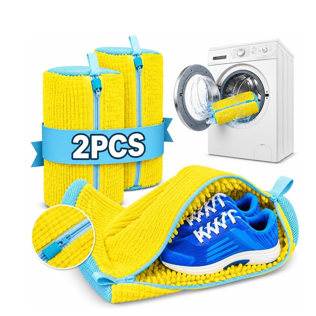 Sports Equipment Dryer - 2-Piece Laundry Shoe Bag, Reusable Sports