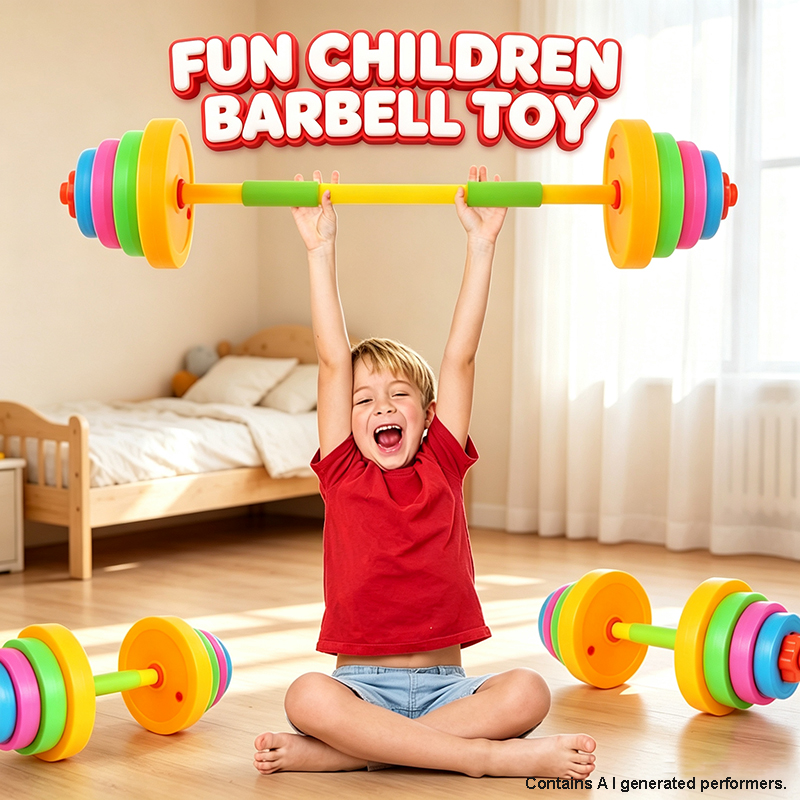 Sports Equipment Stores - Kids Adjustable-weight Dumbbell Barbell Toy Fitness
