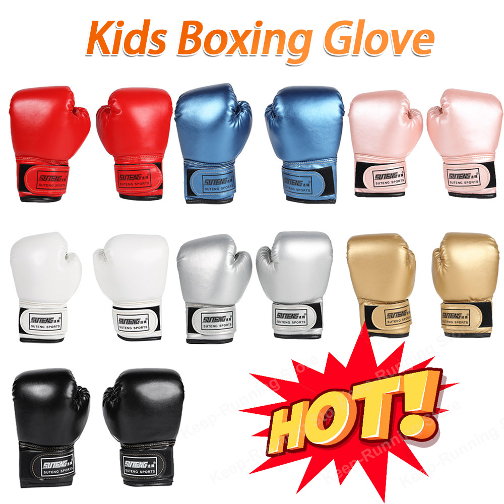 Boxing Glove Set - Kids Boxing Gloves Junior Mitts Bag