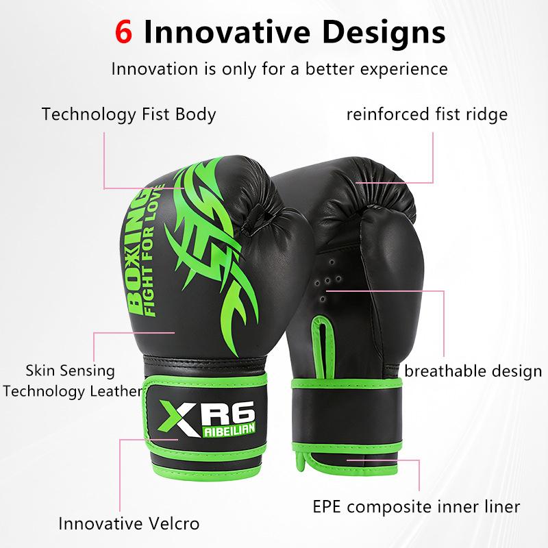Boxing Glove Set - * Wholesale 4/6 Oz PU Breathable
