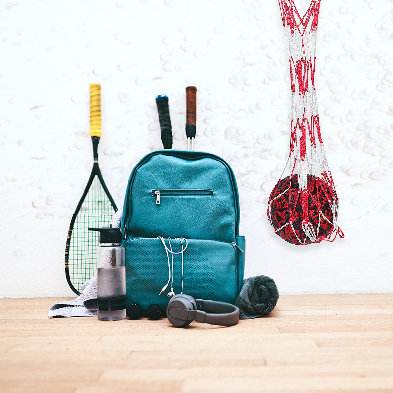 Sports Equipment Volleyball - Mesh Ball Storage Bag Portable Carrying