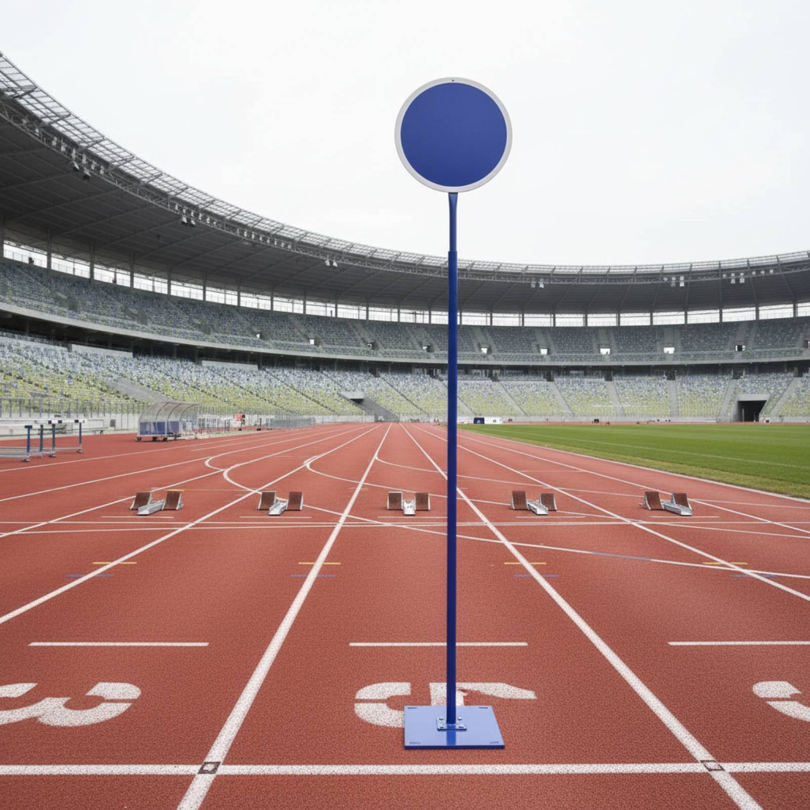 Sports Equipment With A - Athletics Starting Podium Anti-Slip Mobile Referee