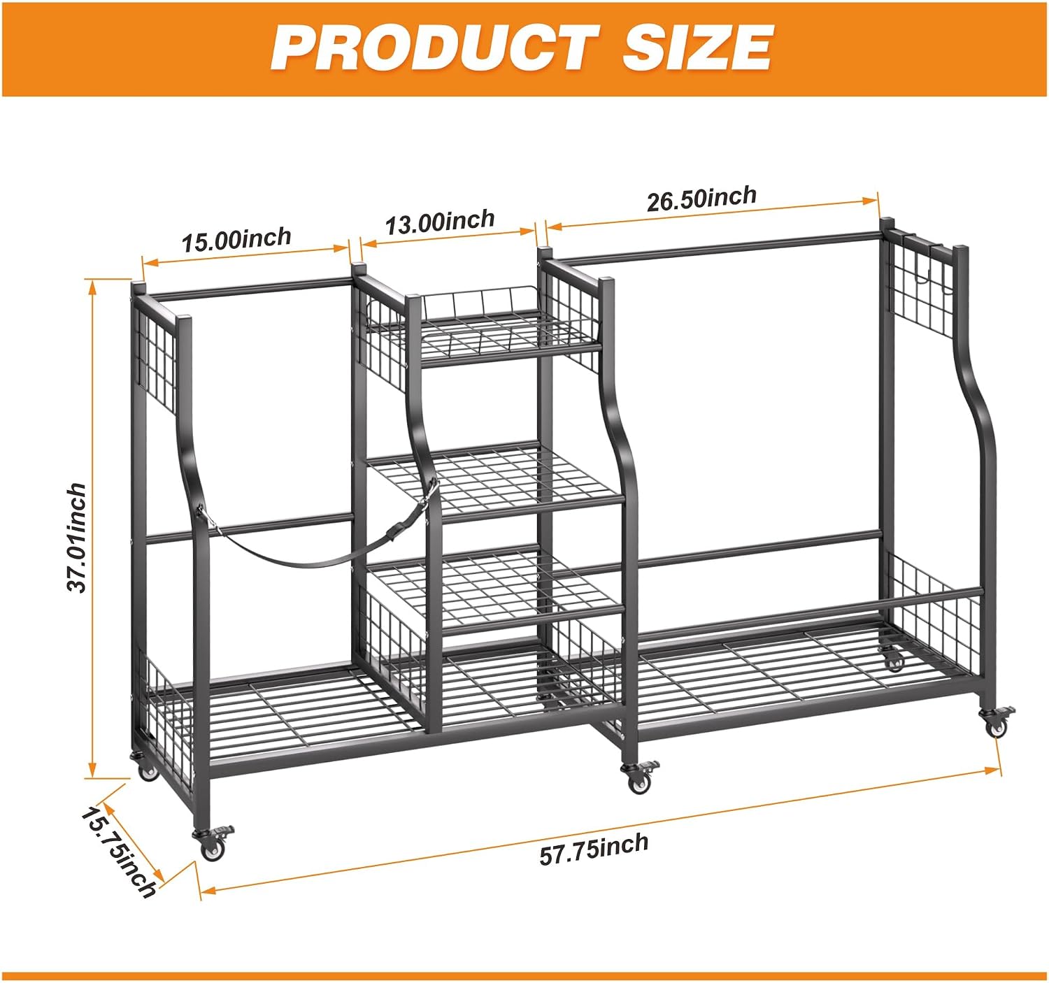 Golf Bag Storage Rack Organize - огляд і ціна Sports Equipment Garage Organizer