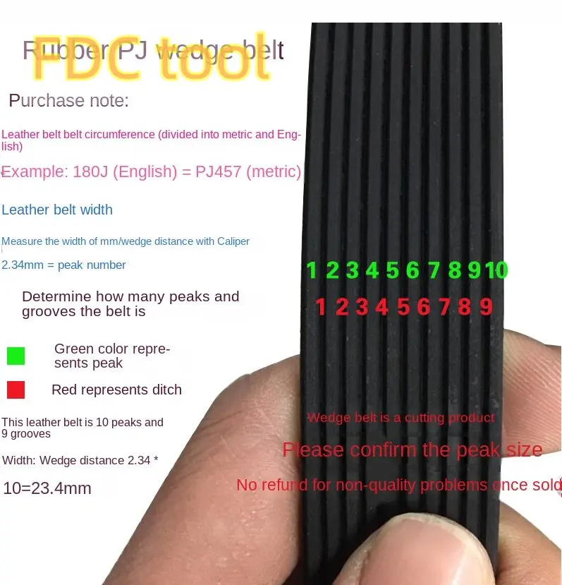 400J Drive Belt Ribs Belt for  - огляд і ціна Sports Equipment Dryer