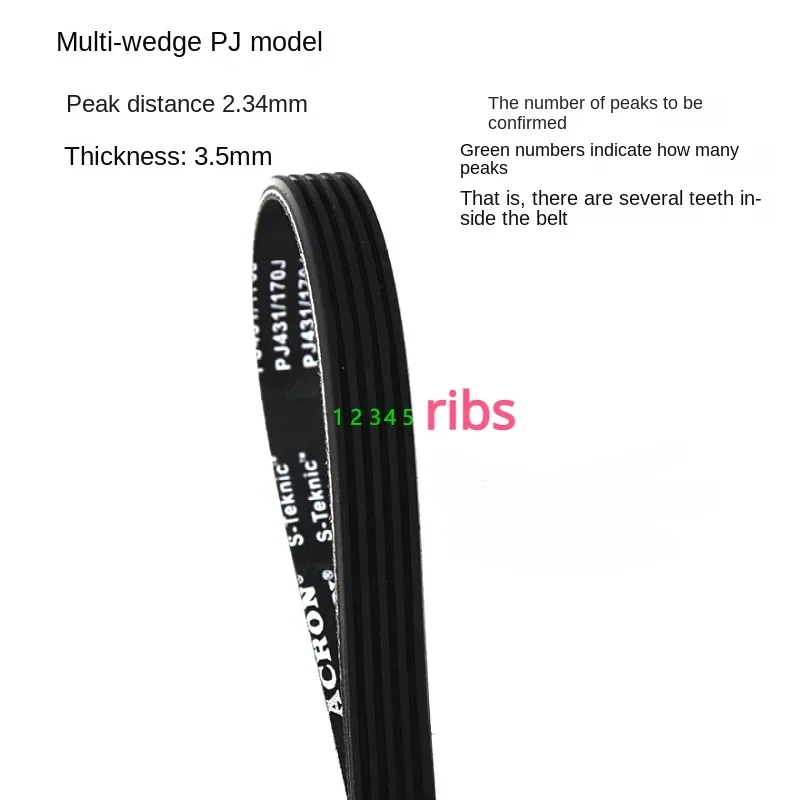400J Drive Belt Ribs Belt for  - огляд і ціна Sports Equipment Dryer