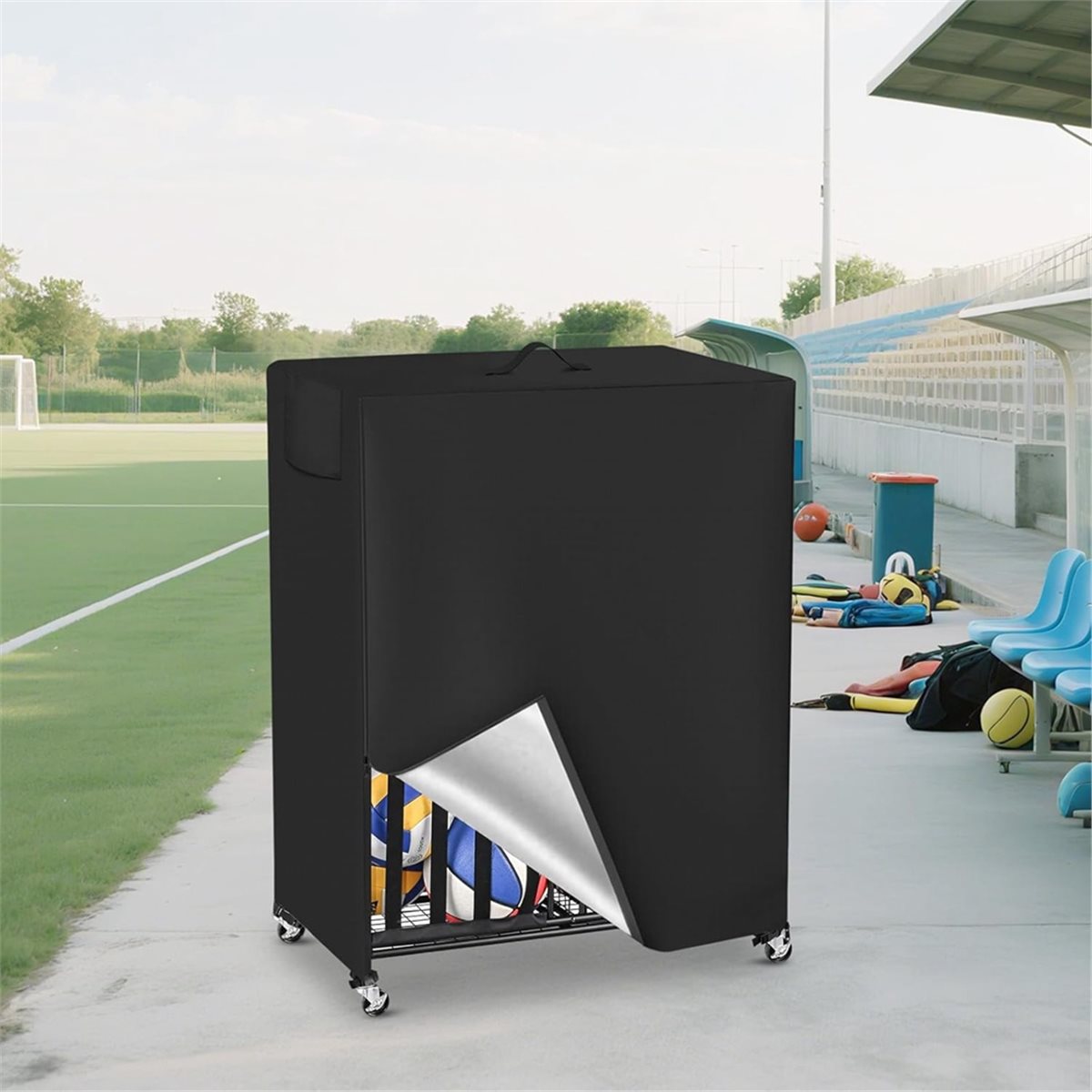 Basketball Rack Cover Garage S - огляд і ціна Sports Equipment Garage Organizer