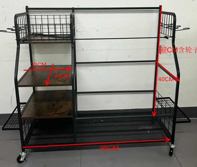 Rolling Golf Storage Rack Gara - огляд і ціна Sports Equipment Garage Organizer
