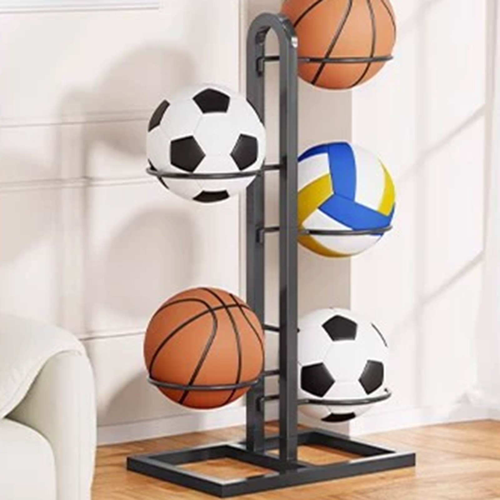 Foldable Basketball Rack Multi - огляд і ціна Sports Equipment Garage Organizer