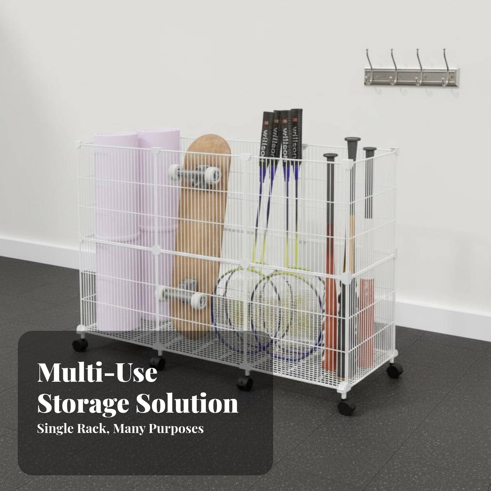 Sports Equipment Storage Cart  - огляд і ціна Sports Equipment Garage Organizer