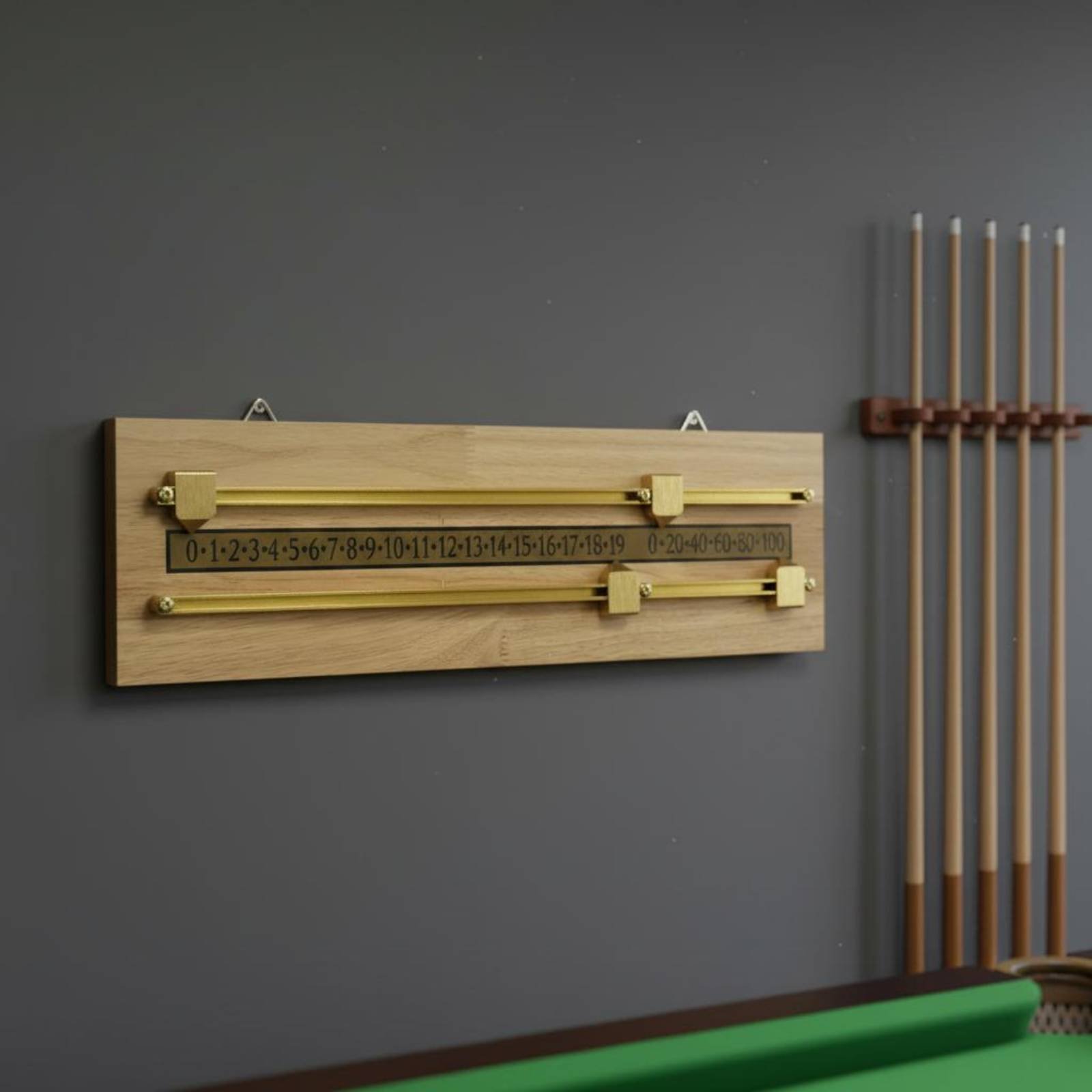 Wooden Billiard Scoreboard Cle - огляд і ціна Sports Equipment Game