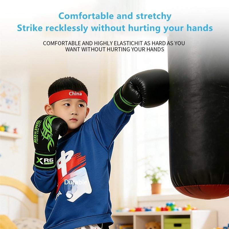 * Wholesale 4/6 Oz PU Breathab - огляд і ціна Boxing Glove Set