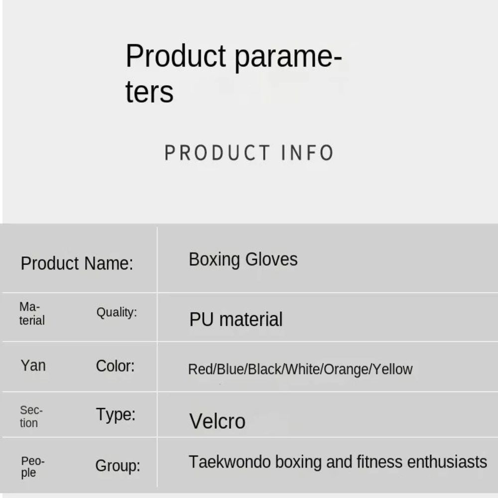 6/8/10/12/16Oz Kids Adult Boxi - огляд і ціна Boxing Glove Set