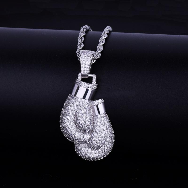 Hip Hop Bling Iced Cubic Zirco - огляд і ціна Boxing Glove Set