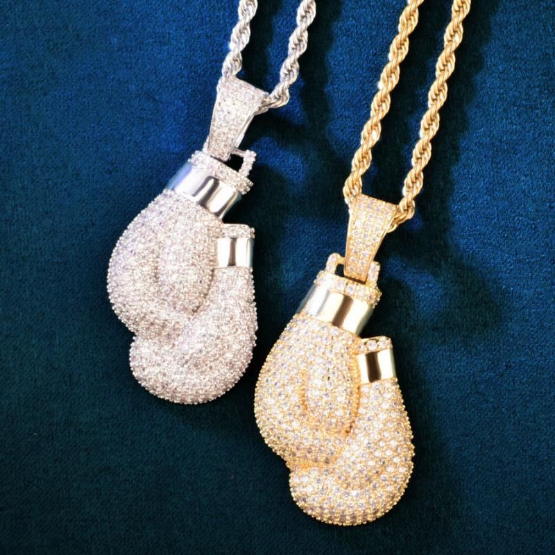 Hip Hop Bling Iced Cubic Zirco - огляд і ціна Boxing Glove Set