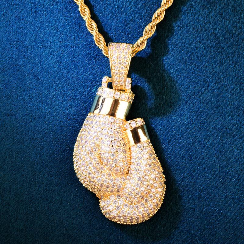 Hip Hop Bling Iced Cubic Zirco - огляд і ціна Boxing Glove Set