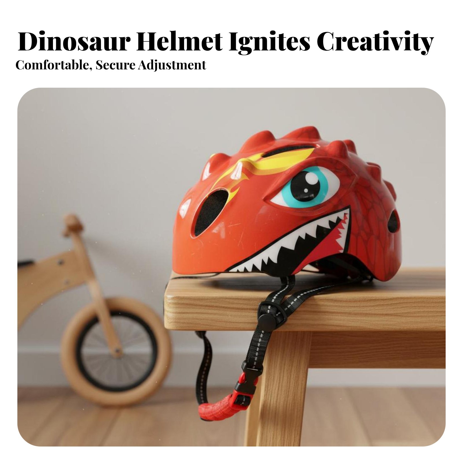 Cartoon Dinosaur Helmet Versat - огляд і ціна Sports Equipment For Kids