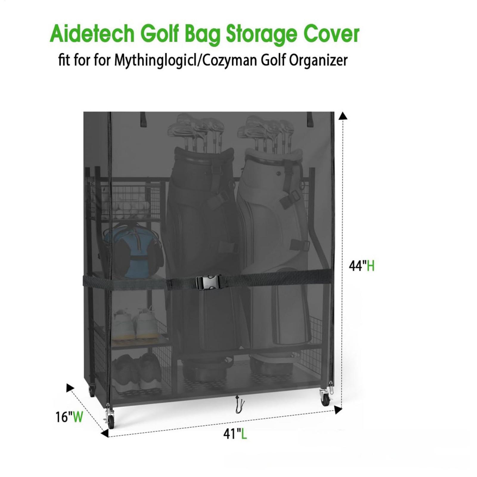 Golf Bag Storage Cover Oxford  - огляд і ціна Sports Equipment Garage Organizer