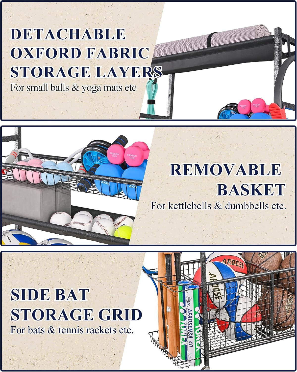 Sports Equipment Garage Organi - огляд і ціна Sports Equipment Garage Organizer