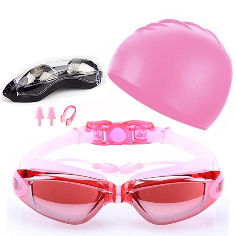 Adult Summer Swimming Goggles  - огляд і ціна Swim Cap Silicone