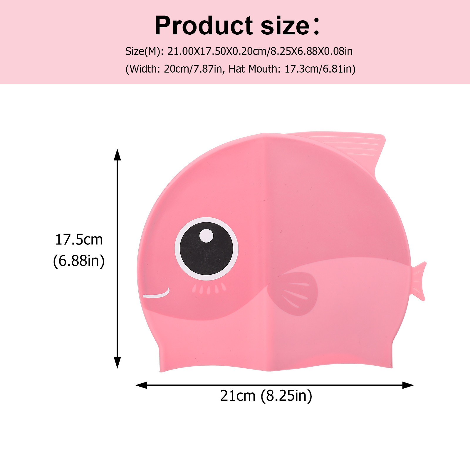 Silicone Swim Cap Cartoon Swim - огляд і ціна Swim Cap Silicone