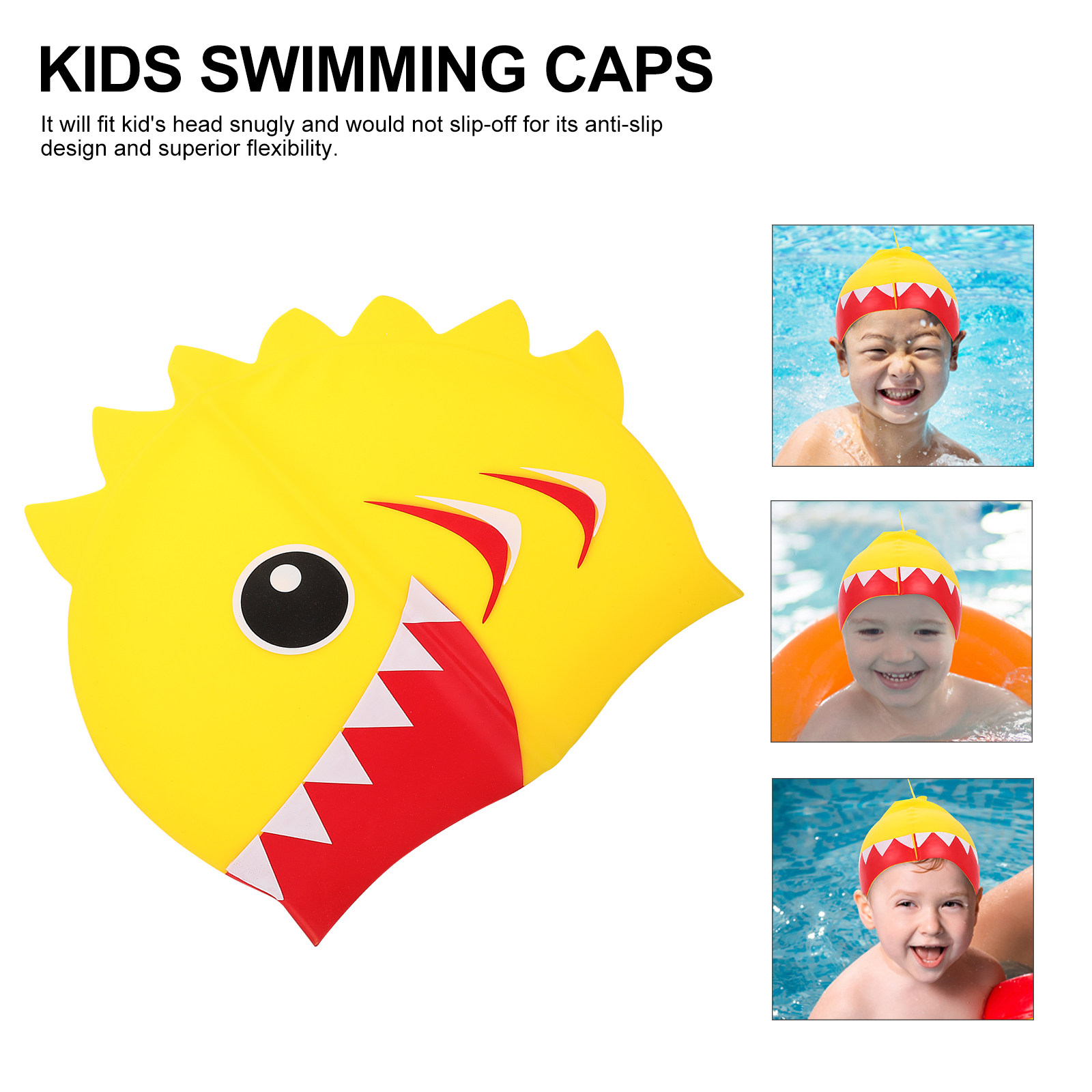 Kids Silicone Swim Caps Waterp - огляд і ціна Swim Cap Silicone