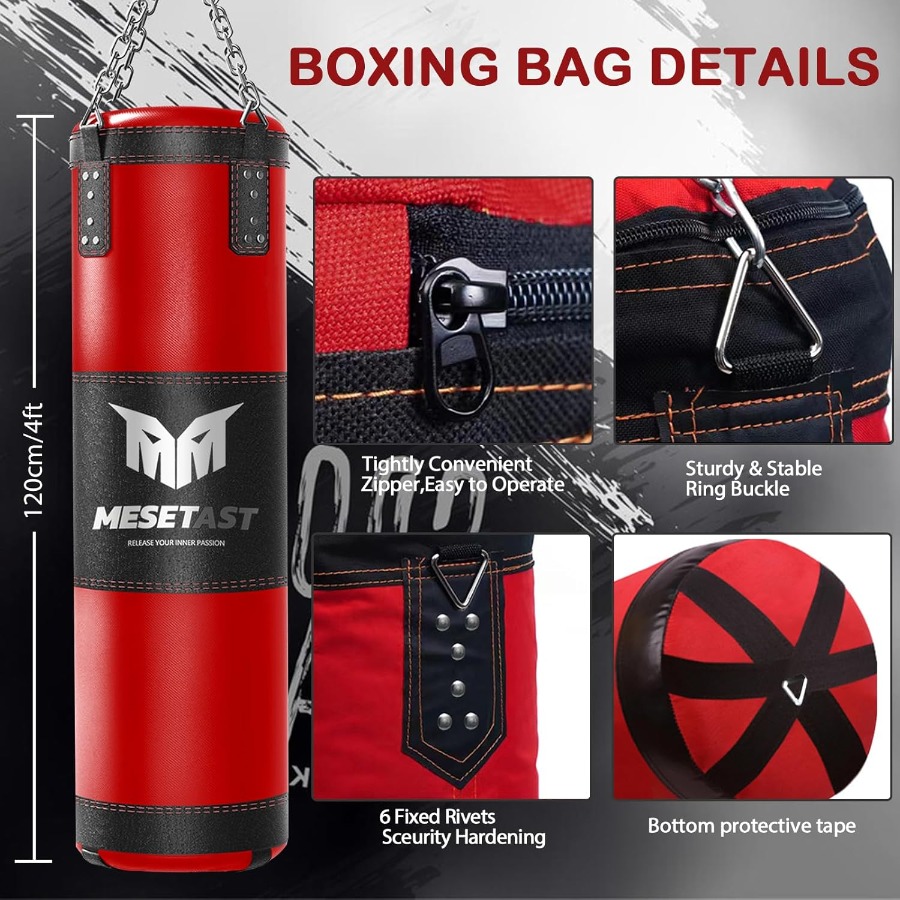 4ft Heavy Punching Bag Set for - огляд і ціна Boxing Glove Set