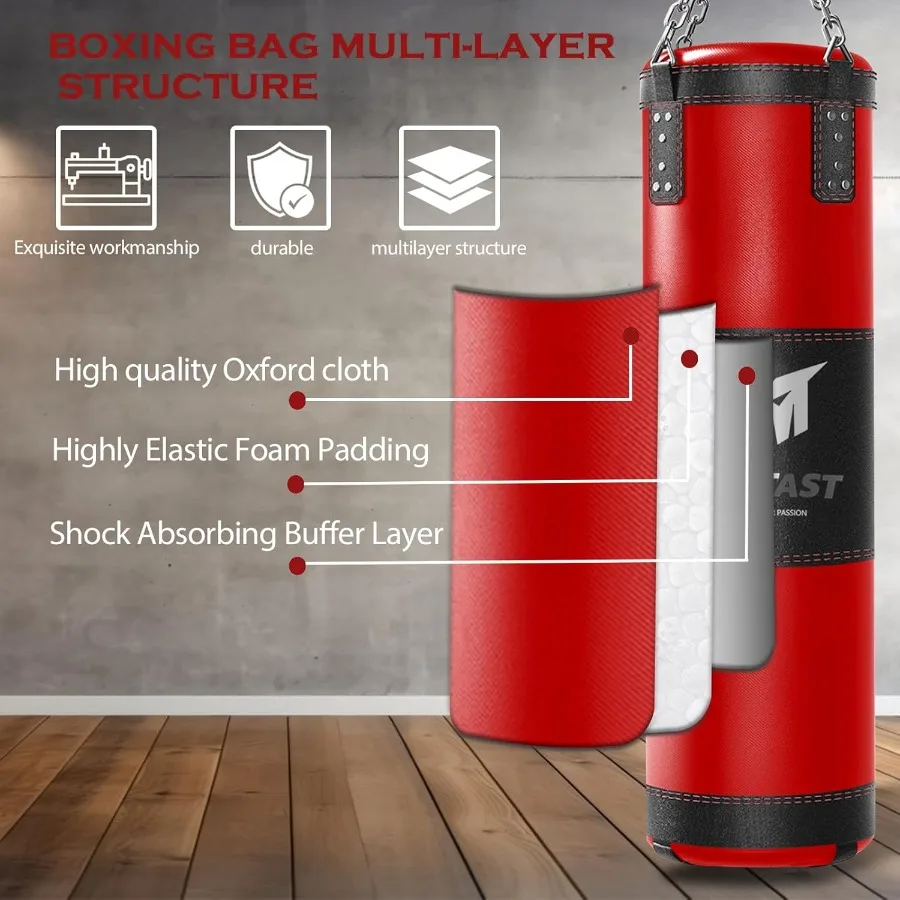 4ft Heavy Punching Bag Set for - огляд і ціна Boxing Glove Set