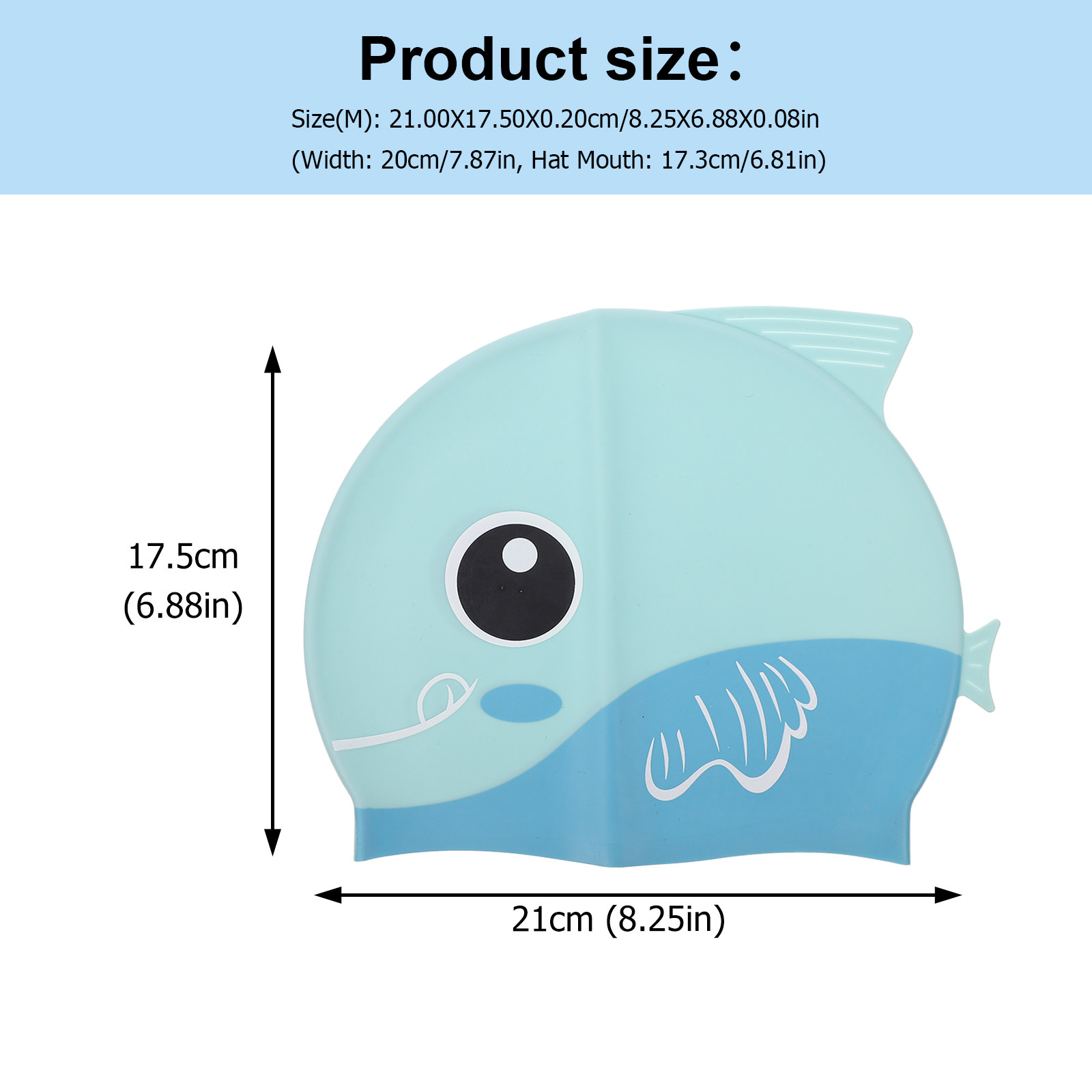 Silicone Swim Cap Cartoon Kids - огляд і ціна Swim Cap Silicone