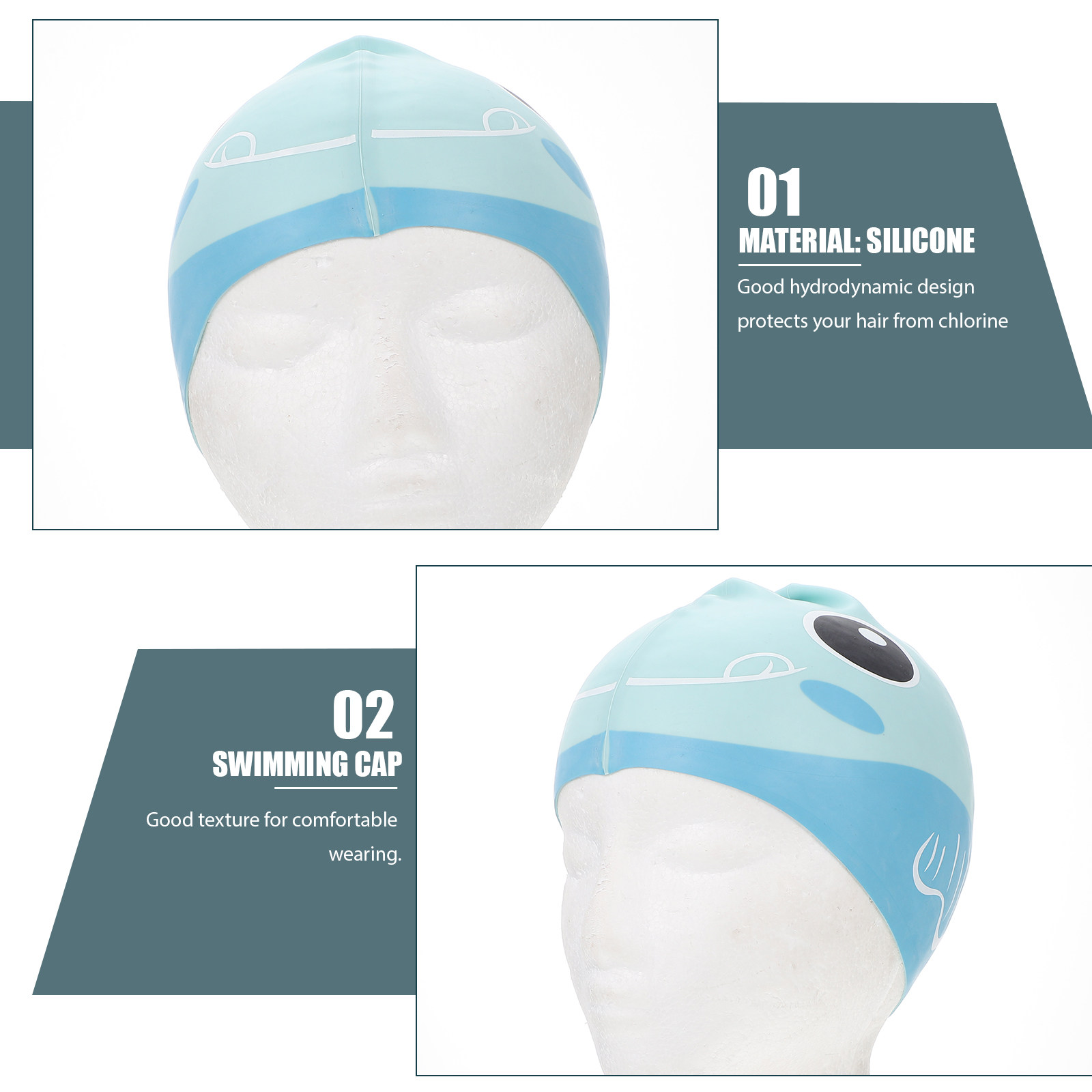 Silicone Swim Cap Cartoon Kids - огляд і ціна Swim Cap Silicone