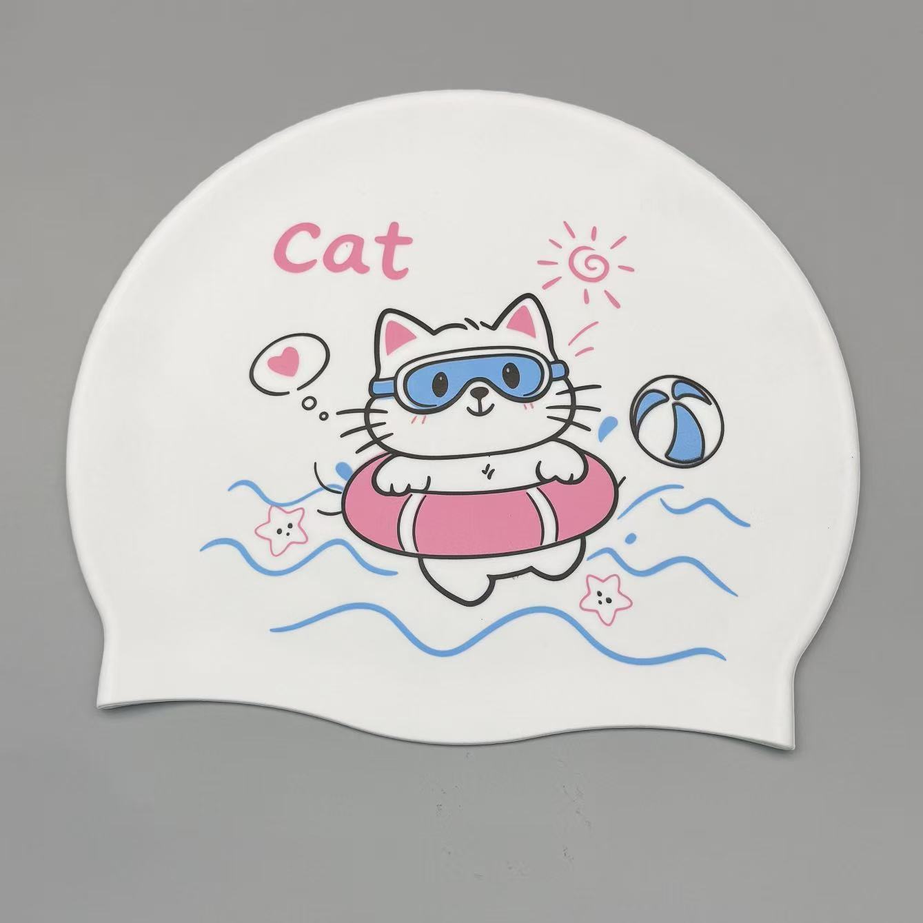Cute Kitten Silicone Swim Cap  - огляд і ціна Swim Cap Silicone