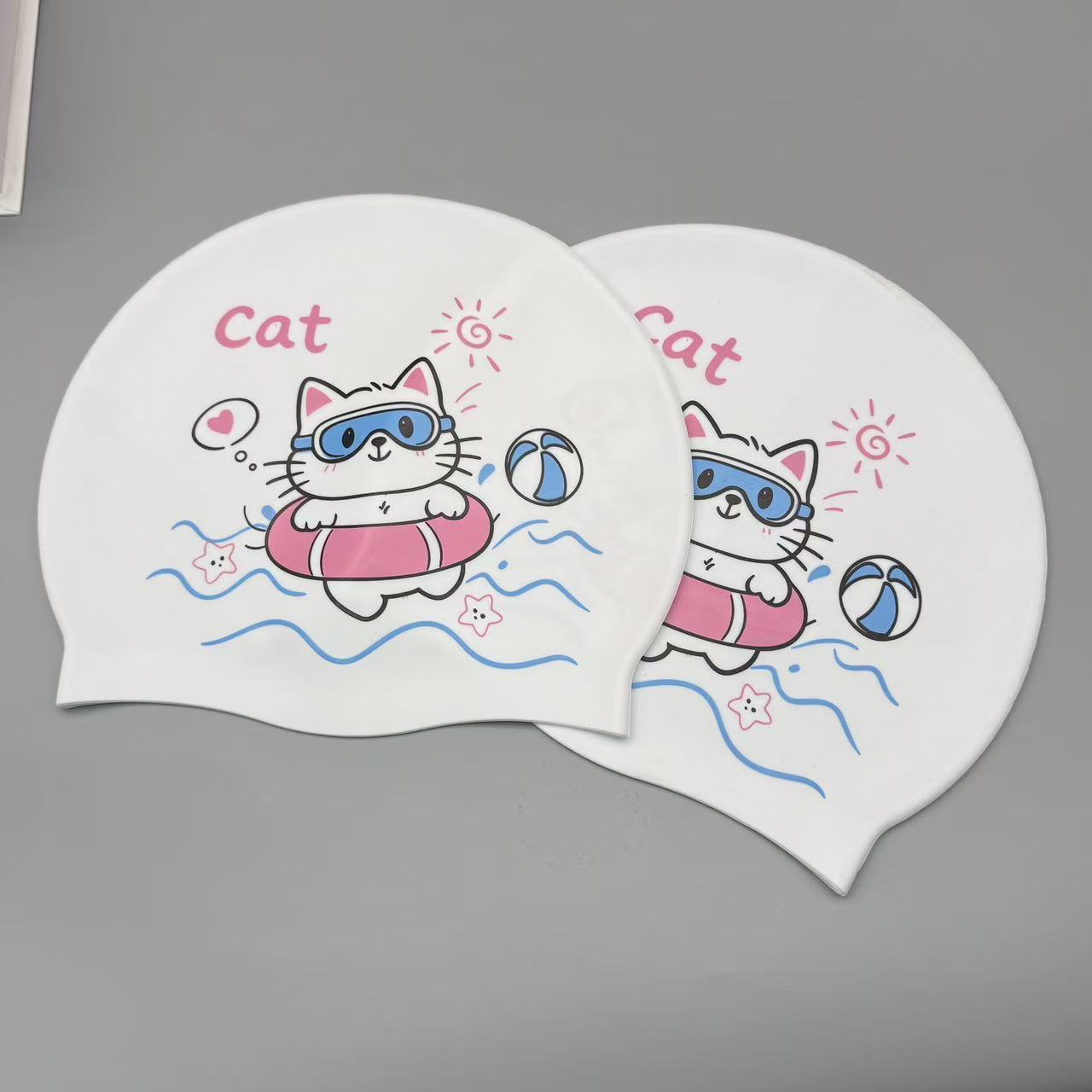 Cute Kitten Silicone Swim Cap  - огляд і ціна Swim Cap Silicone