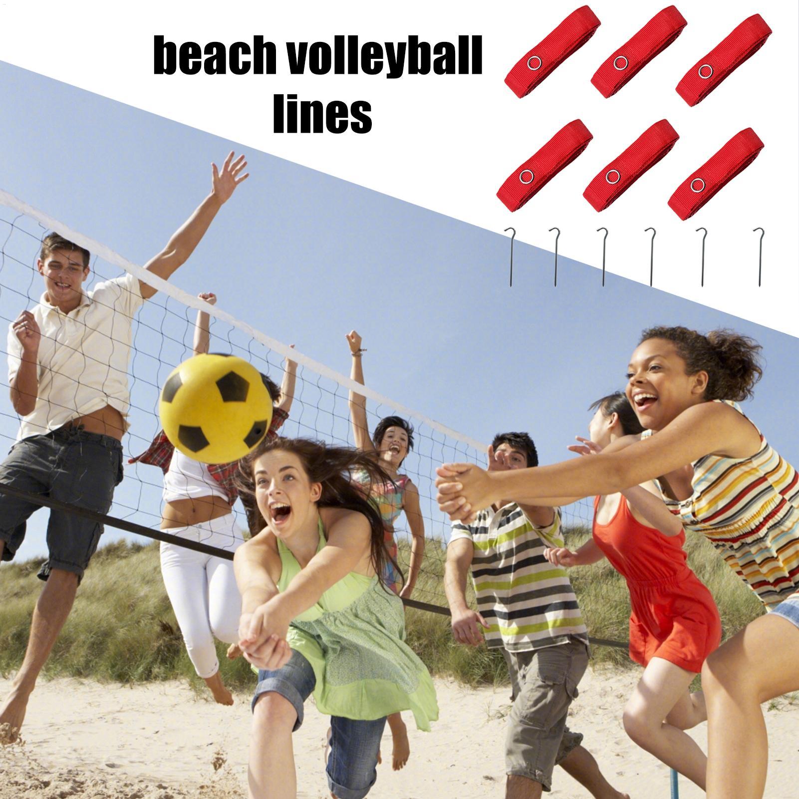 6x Beach Volleyball Lines Equi - огляд і ціна Sports Equipment Volleyball