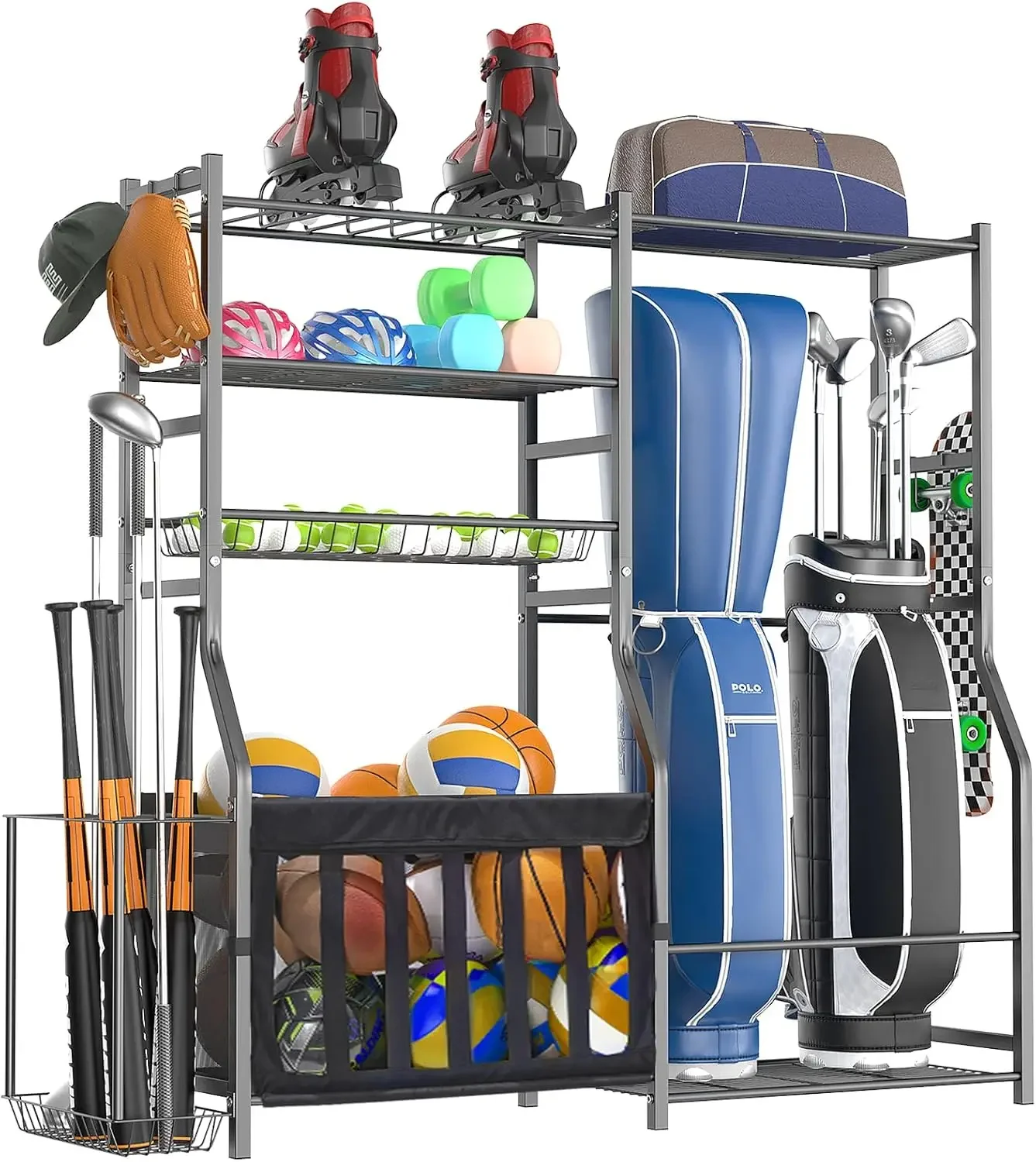 Heavy Duty Garage Sports Equip - огляд і ціна Sports Equipment Garage Organizer