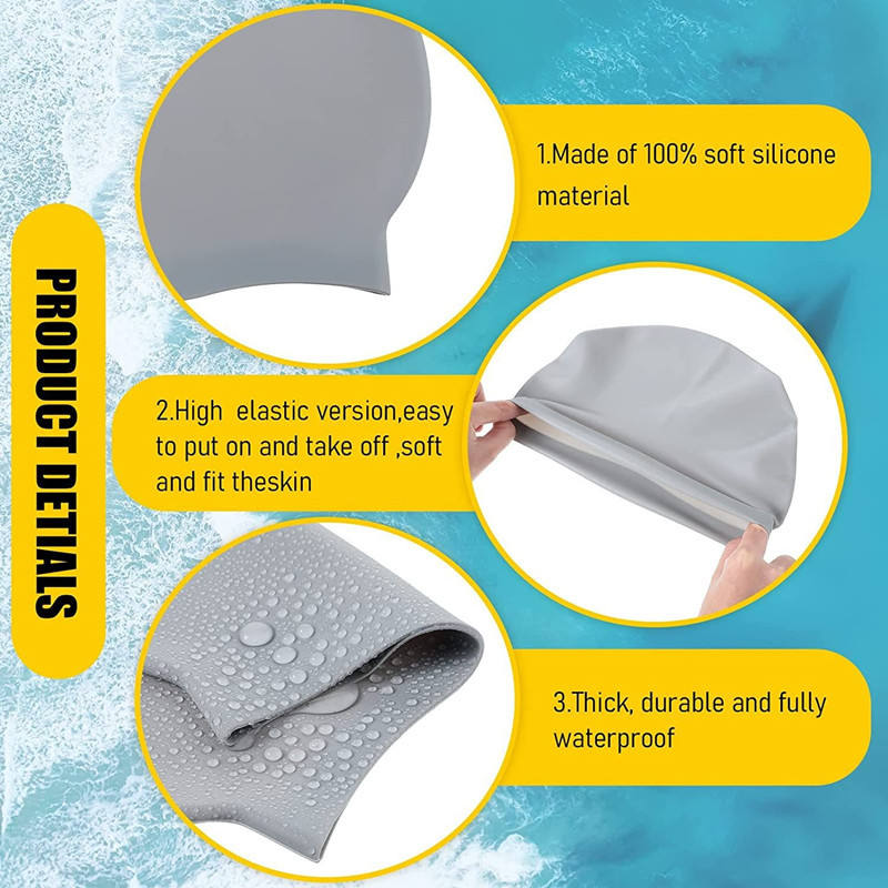 Custom logo Silicone Swimming  - огляд і ціна Swim Cap Silicone